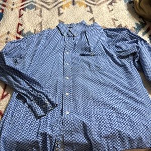 Wrangler George Strait Blue Print long Sleeve